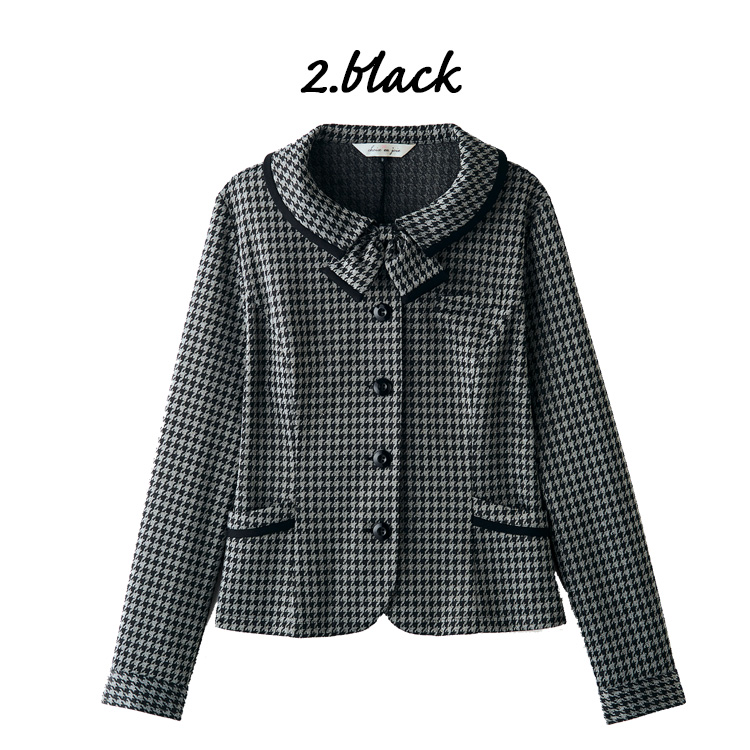 事務服 制服 en joie アンジョア 長袖オーバーブラウス 21900