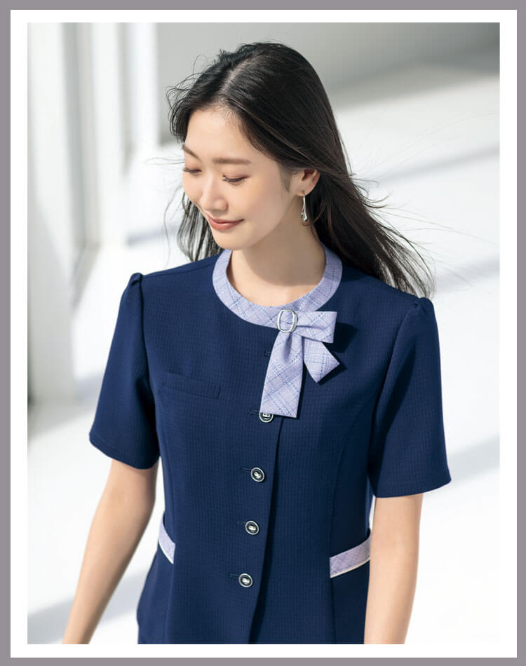 売り出し廉価 [TioTio素材]事務服 制服 セロリー seleryオーバーブラウス S-51331 S-51339 大きいサイズ21号 シャツ・ ブラウス