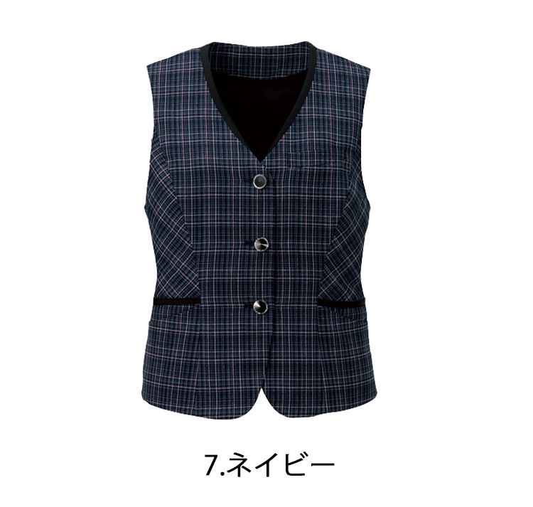 9240円 全商品オープニング価格！ フォーク FORK NUOVO 事務服 ニットベスト FC55252-S 21号〜23号