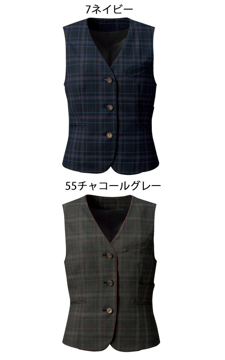 事務服 制服 オフィス FOLK フォーク ベスト FV36422【オフィス制服の通販なら事務服ショップ】