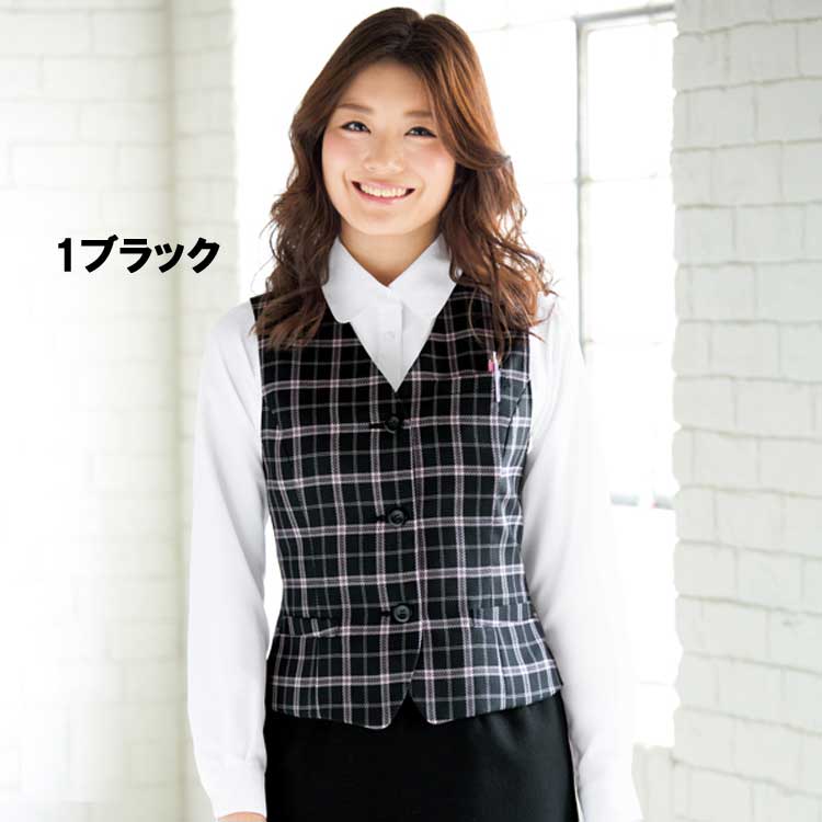 事務服 制服 フォーク ヌーヴォ ベスト FV364E FOLK nuovo【オフィス