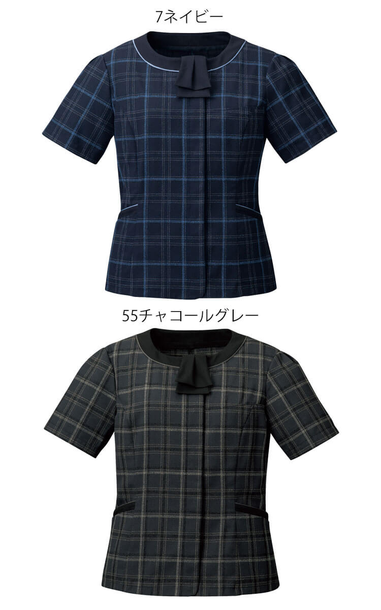 事務服 制服 オフィス FOLK フォーク オーバーブラウス FB71432【オフィス制服の通販なら事務服ショップ】