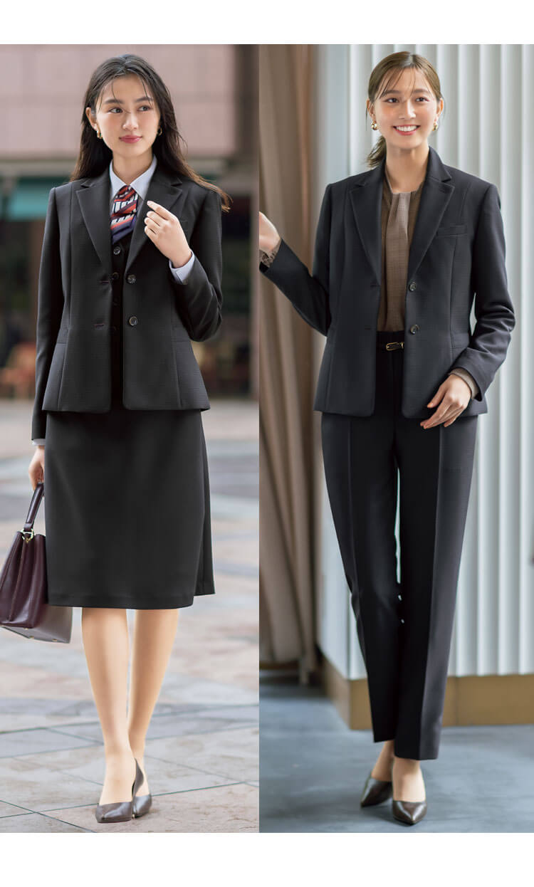 セロリー selery おしゃれ 可愛い チェック柄 ブラウン 接客 受付 バスガイド 通勤 ユニフォーム 制服 事務服