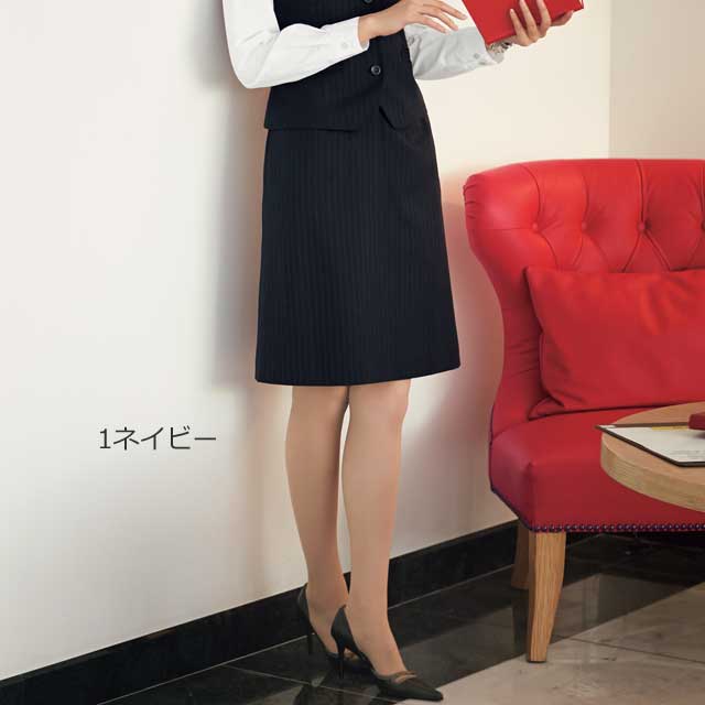 事務服 e2256 神馬本店 美形スカート Aライン【オフィス制服の通販なら